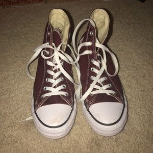 High Top Maroon Converse